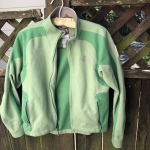 The North Face | Green fleece light jacket